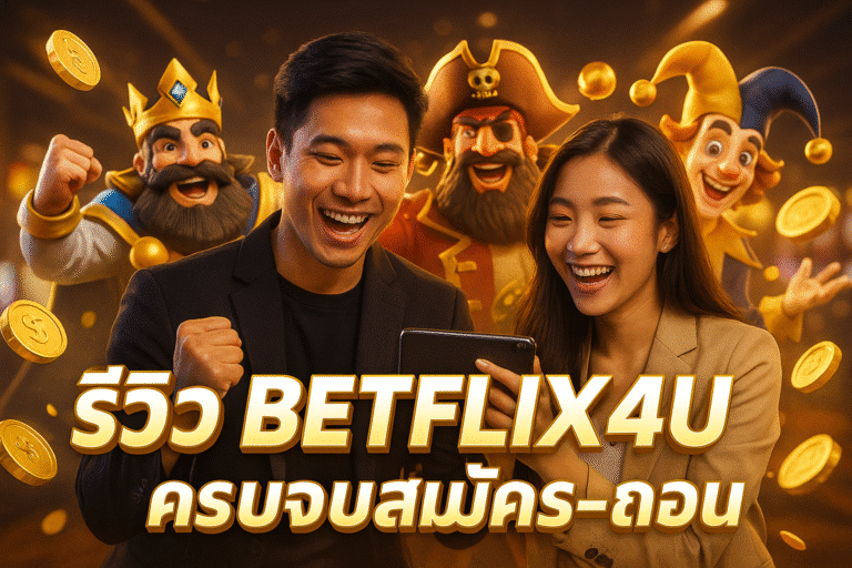 รีวิว BETFLIX4U ครบจบสมัคร-ถอน