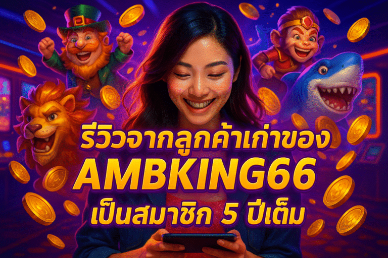 รีวิวจากลูกค้าเก่าของ AMBKING66 เป็นสมาชิก 5 ปีเต็ม