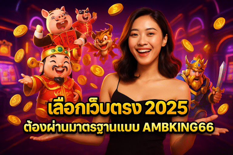เลือกเว็บตรง 2025 ต้องผ่านมาตรฐานแบบ AMBKING66