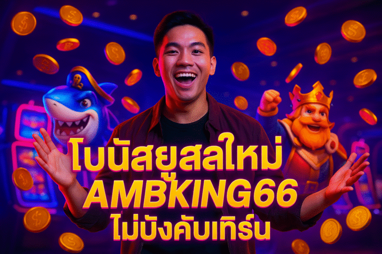 โบนัสยูสใหม่ AMBKING66 ไม่บังคับเทิร์น